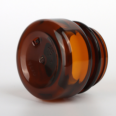 Sistemas de empaquetado cosméticos del ODM, 60ml 90ml 130ml Amber Plastic Cosmetic Jars
