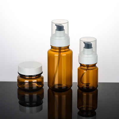 ACARICIE los tarros cosméticos plásticos con recargable hermético hermético de las tapas