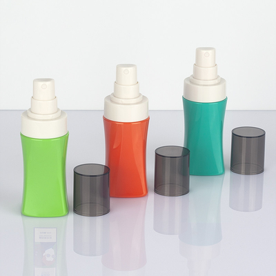 Pequeñas botellas del espray del plástico transparente del ODM, botella recargable del espray 80ml