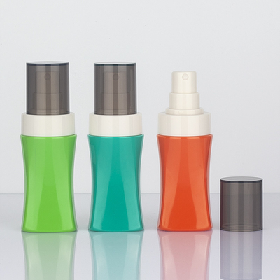 Pequeñas botellas del espray del plástico transparente del ODM, botella recargable del espray 80ml