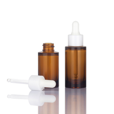 Superficie de sellado caliente del dropper del aceite de la capacidad cosmética de la botella 1oz