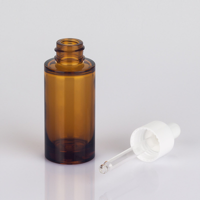 Superficie de sellado caliente del dropper del aceite de la capacidad cosmética de la botella 1oz