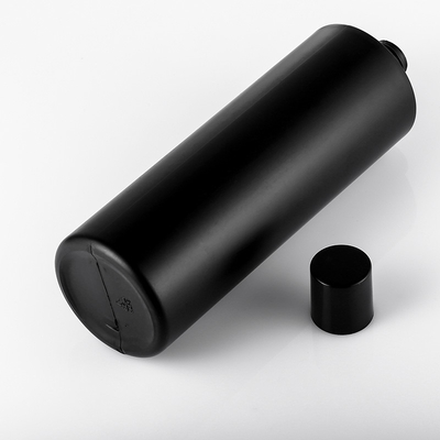 Botella plástica helada 100ml con el material plástico del negro del tapón de tuerca PE