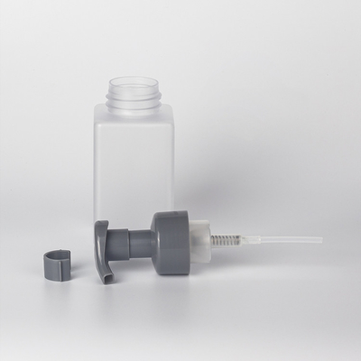 Anchura transparente reciclada de Multiusage 60m m de la botella cosmética de la espuma del ANIMAL DOMÉSTICO