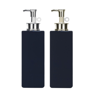 Botellas vacías de la loción de la bomba del ODM, botella de la loción del negro 580ML con la bomba