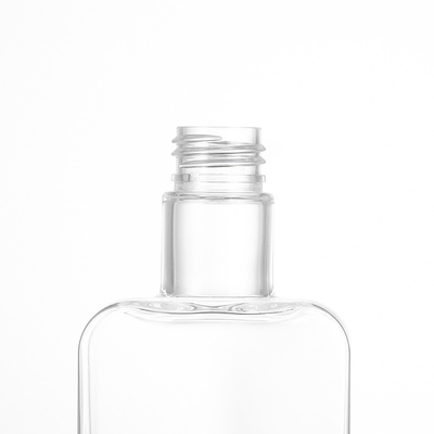 Botella plástica 300ml privado de aire comprensible del casquillo del disco con el tapón de tuerca del oro