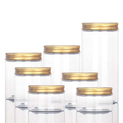 Capacidad hermética privada de aire 8oz del envase poner crema vacío transparente