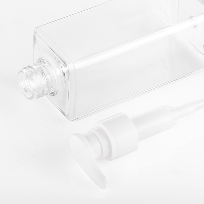 Botella cosmética transparente 300ML biodegradable de lujo de la loción