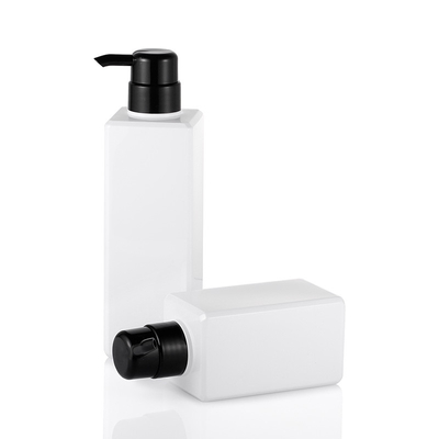 El cuadrado cosmético vacío de la botella 200ml de la loción forma la anchura de 61m m con la bomba de 42m m