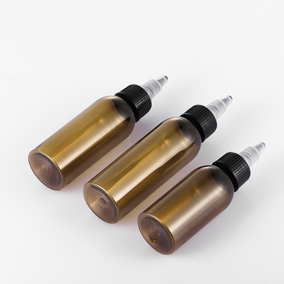 Pequeños tarros plásticos con la capacidad reutilizable 60ml de Reappliable de las tapas del top del tornillo