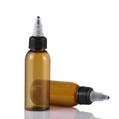 Pequeños tarros plásticos con la capacidad reutilizable 60ml de Reappliable de las tapas del top del tornillo