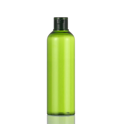 botella cosmética de la loción de la ronda, botellas vacías verdes 300ML de la loción del cuerpo de 54m m