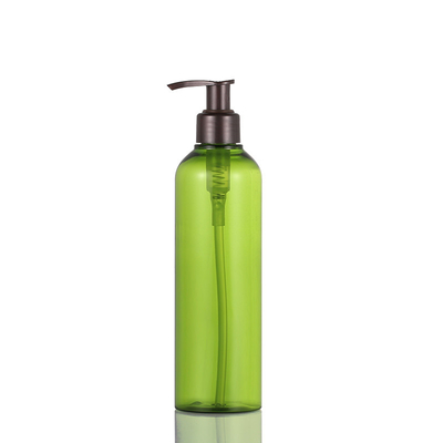 botella cosmética de la loción de la ronda, botellas vacías verdes 300ML de la loción del cuerpo de 54m m