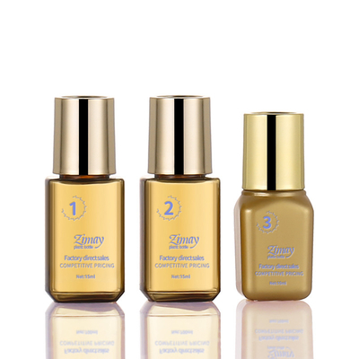 la botella vacía del viaje 15ml fijó al OEM del color oro disponible para el cuidado de piel