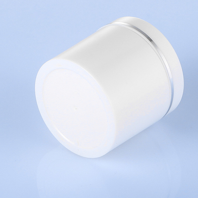 Tarro de empaquetado poner crema del animal doméstico blanco con capacidad de las tapas 100g del top del tornillo