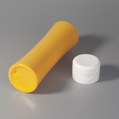 el top plástico del tornillo 500ml embotella amarillo reutilizable recargable privado de aire