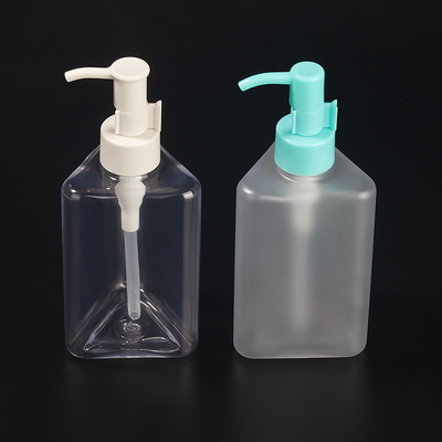 triángulo privado de aire vacío de la botella de la bomba 200ml transparente para el aceite de pelo