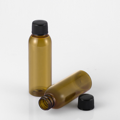 Material del ANIMAL DOMÉSTICO de Multiapplication de 2 de la onza del plástico transparente del tornillo envases del top