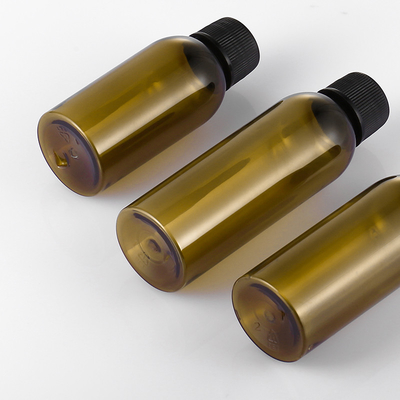 Material del ANIMAL DOMÉSTICO de Multiapplication de 2 de la onza del plástico transparente del tornillo envases del top