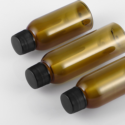 Material del ANIMAL DOMÉSTICO de Multiapplication de 2 de la onza del plástico transparente del tornillo envases del top