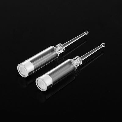 Las botellas de aceite esencial transparentes 1ml ACARICIAN la ampolla material plástica