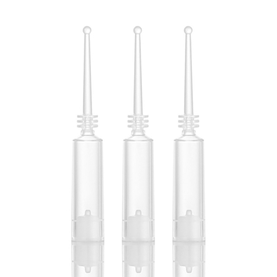 Las botellas de aceite esencial transparentes 1ml ACARICIAN la ampolla material plástica