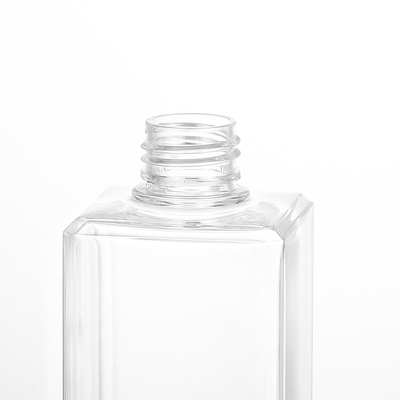 Botellas vacías planas del apretón de la loción, botellas plásticas transparentes de la loción de 8 onzas