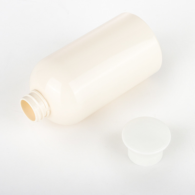 Botella plástica redonda transparente plástica cosmética de la botella de tinta 300ml 350ml